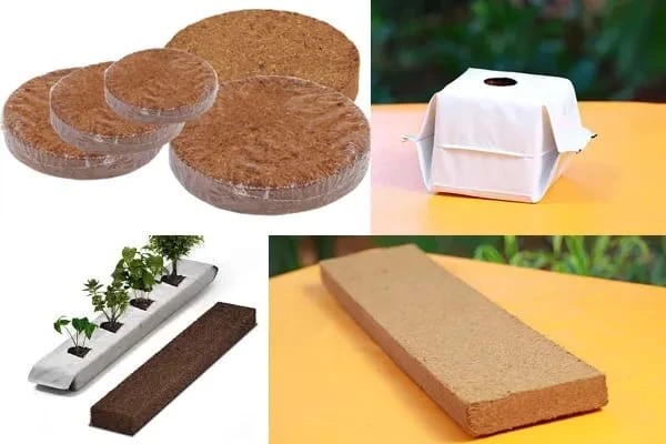 Cocopeat Disc and Flat Growing Medium Export