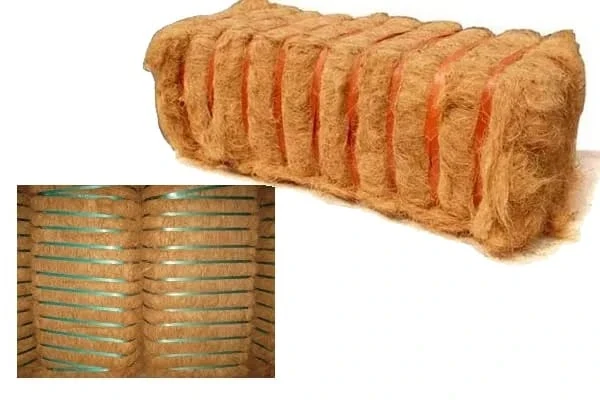 Natural Coir Fibre Bale Exporter
