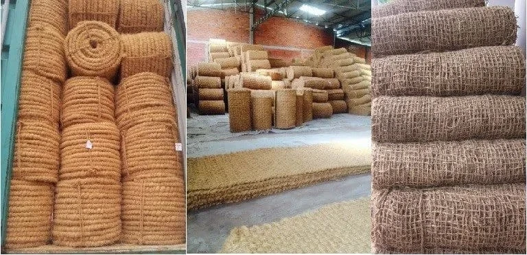 Coir Geotextiles Exporter from India